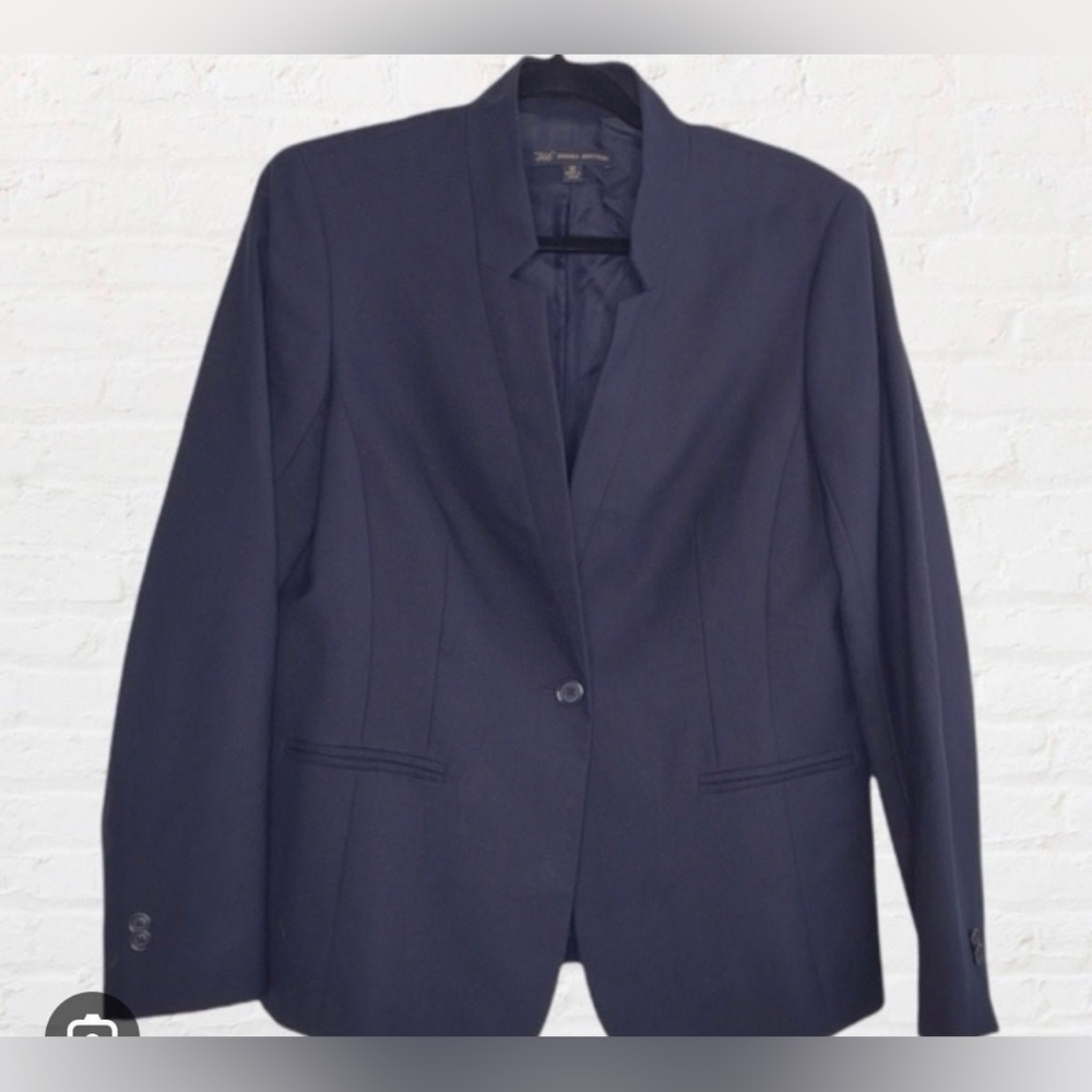 Brooks Brothers 346 Blue Women's Single Button Blazer Size 6